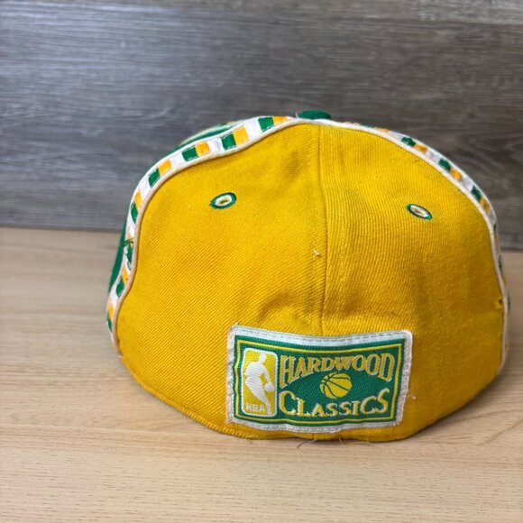 Vintage Boston Celtics Hat Cap Fitted 7 1/2 Green NBA Basketball New Era - Picture 5 of 12